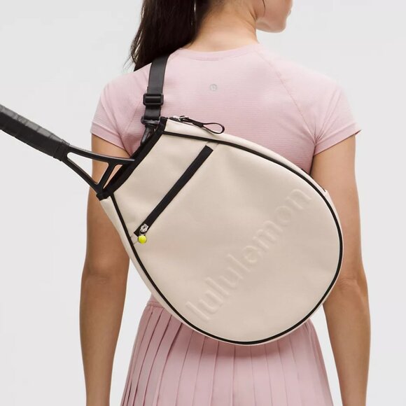 Lululemon Racket Bag 19L in Natural/Black - Picture 6 of 12